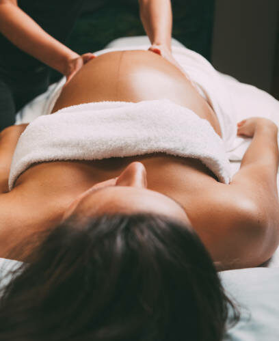 Massage femme enceinte
